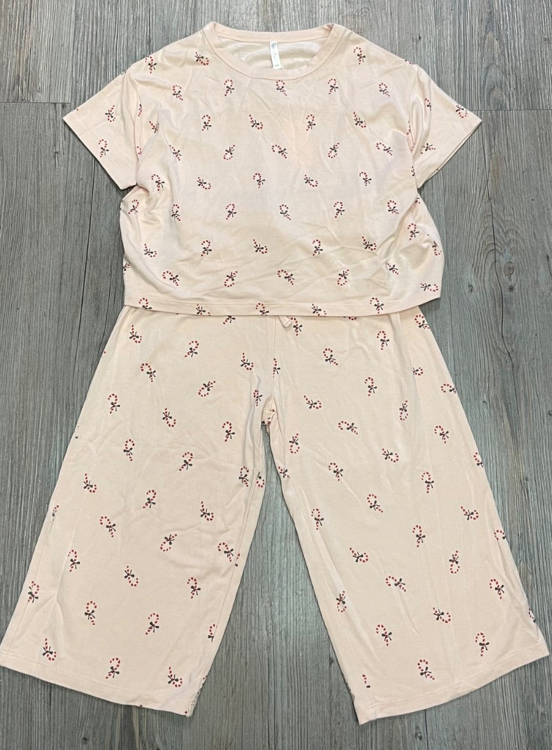 Candy Cane Petal Rylee + Cru Ruthie Set, 4-5Y