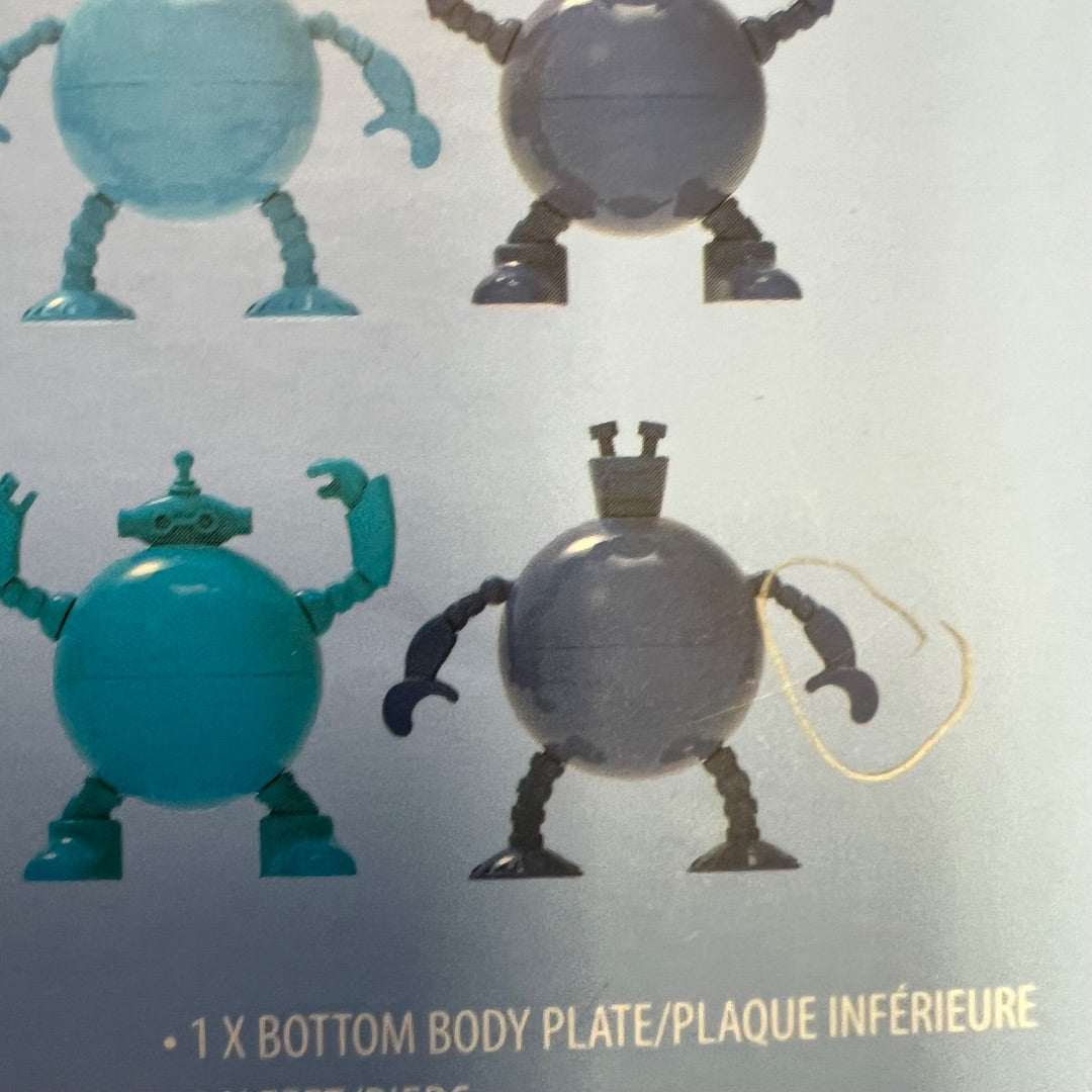 Multi Colour Discovery Mindblown DIY Price Pod Robot Missing 1 Blue Hand, Pre-owned
