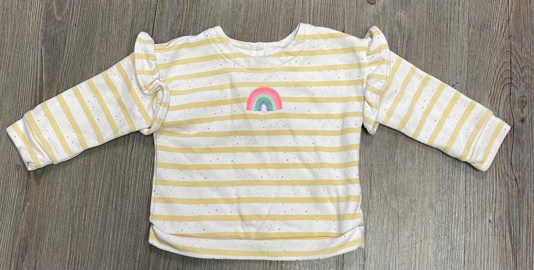 Rainbow Gap Sweatshirt Long Sleeves, 6-12M
