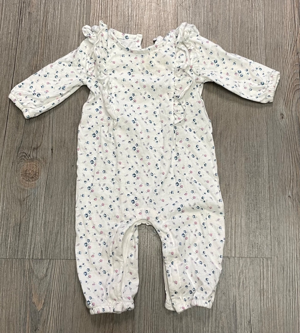 Floral Gap Pj Onesie, 0-3M