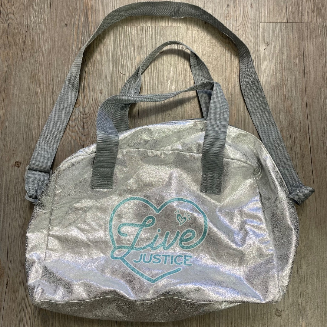 Silver Justice Duffle Bag, 4Y