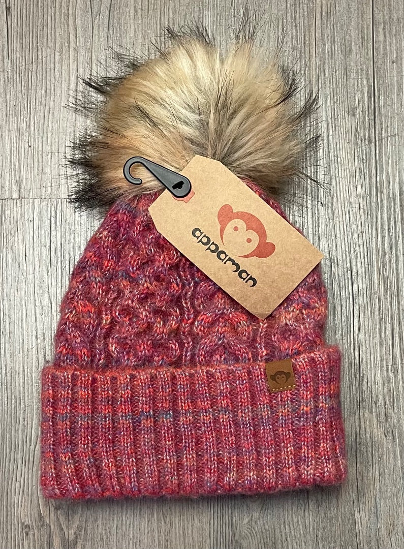 Multi Colour Appaman Knit Pom Winter Hat, 5-7Y