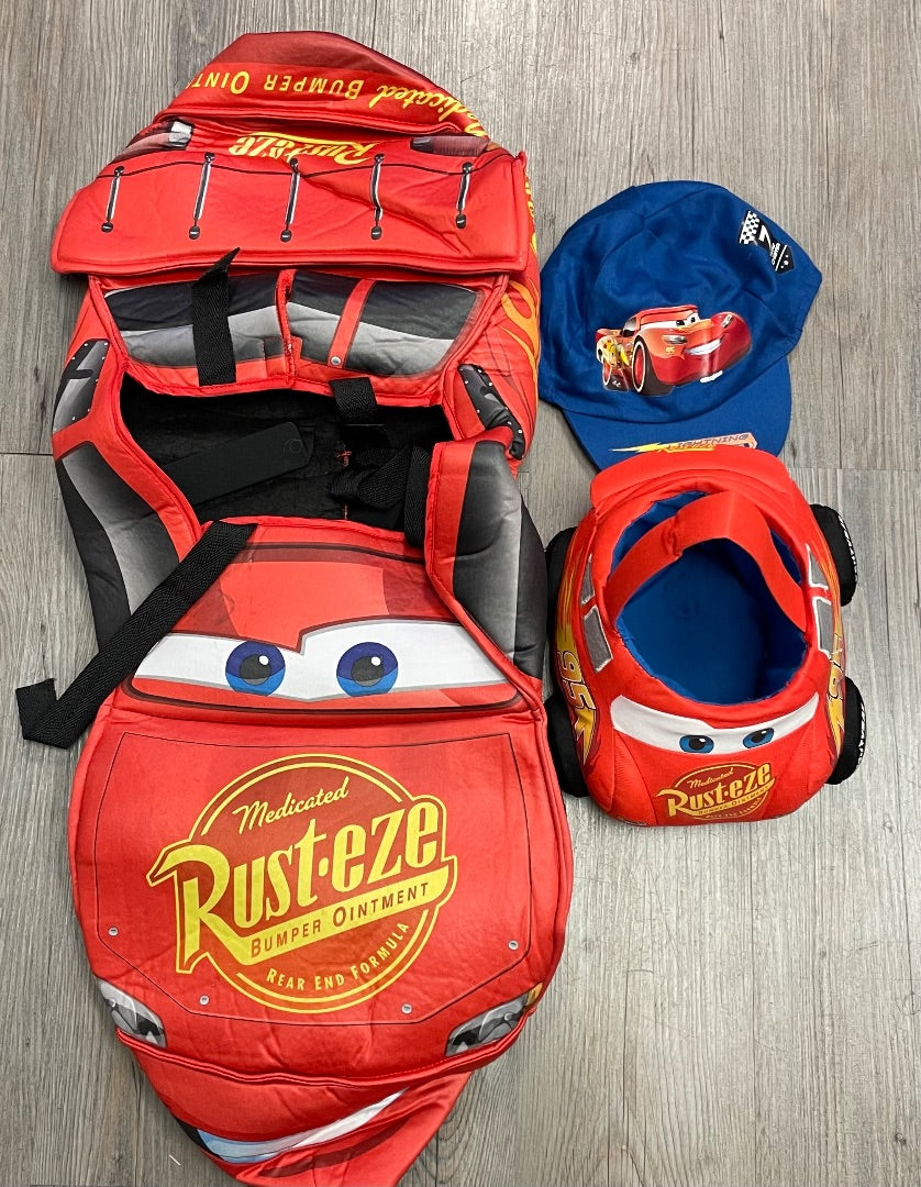 Red Rubies Lightning McQueen Car Costume, 4-6Y