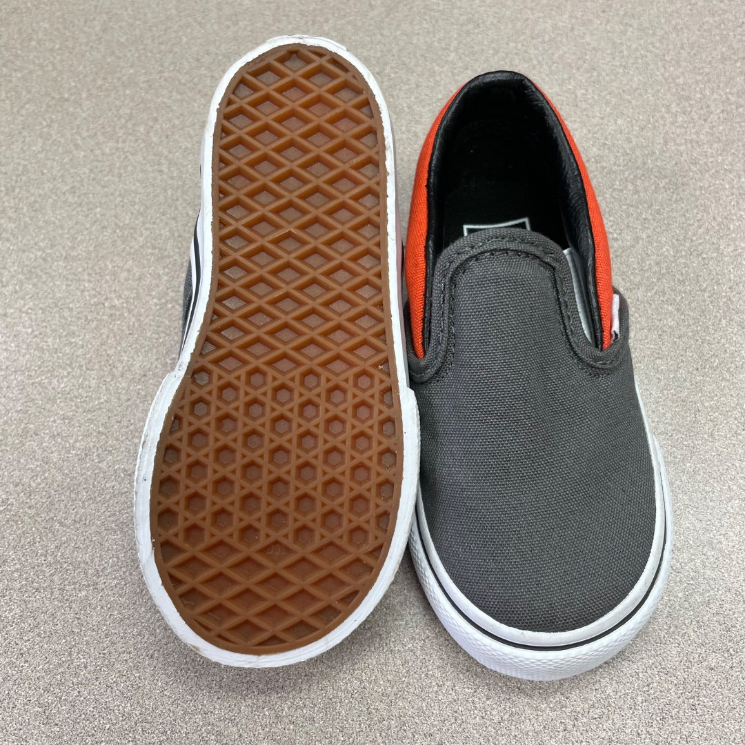 Grey Vans Slip On Sneaker, 6T
