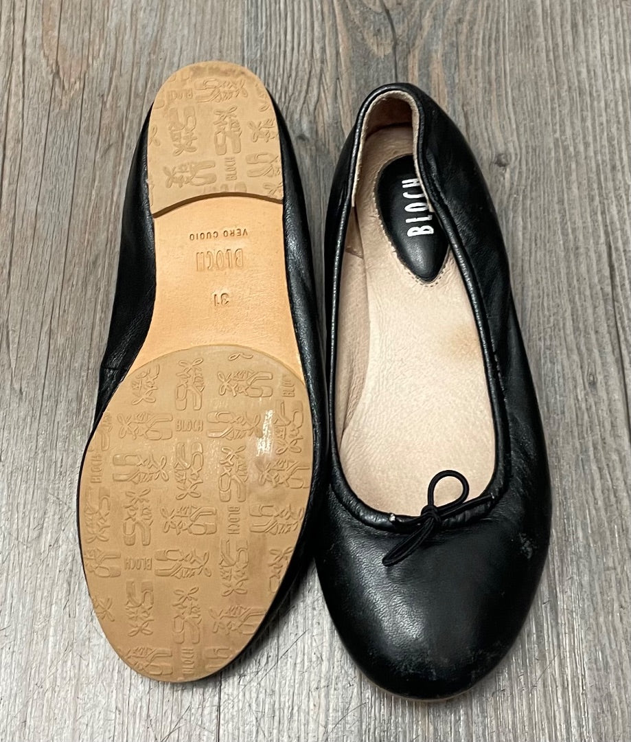 Black Bloch Flat Shoes, 13Y
