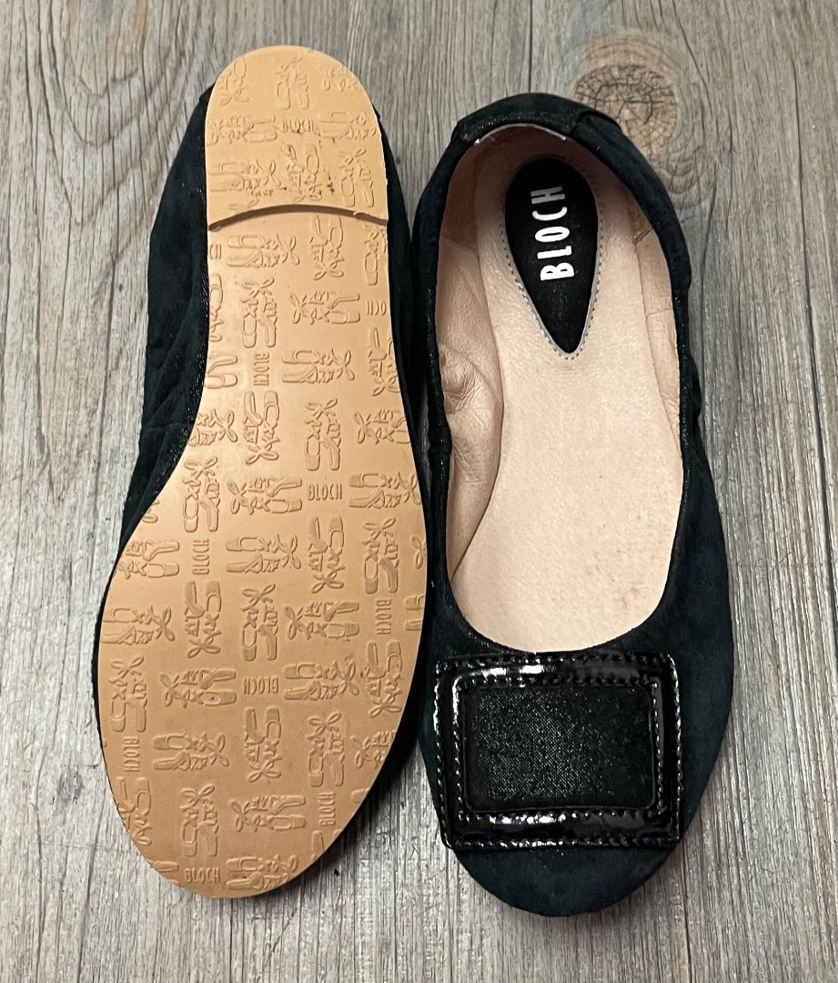 Black Bloch Flat Shoes, 13.5Y