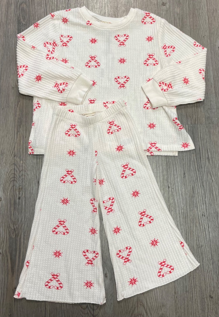 Ivory 2Pc Candy Cane Set F4A 18-24M