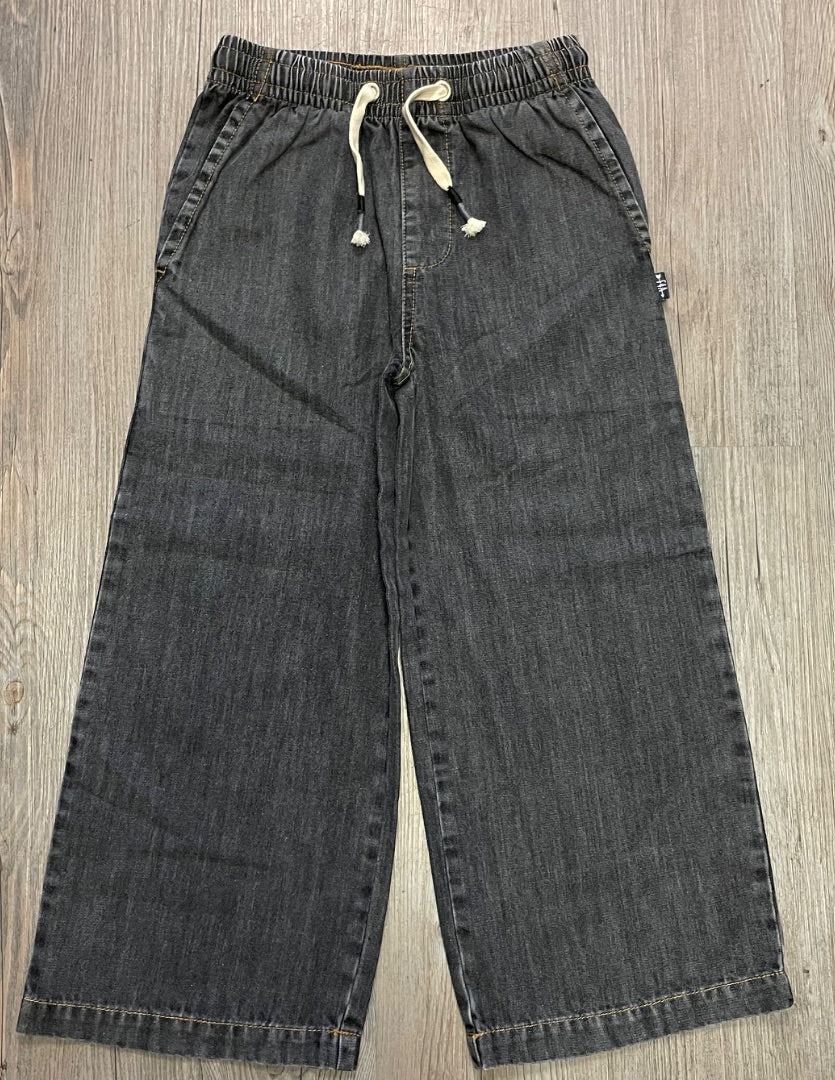 Washed Black F4A Crossroad Denim Pant, 6-7Y