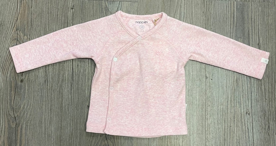 Pink Noppies Long Sleeve Overlap, Newborn