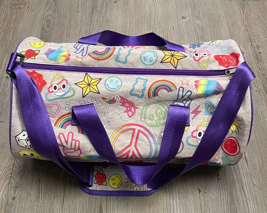 Multi Colour Top Trenz Kids Duffle bag