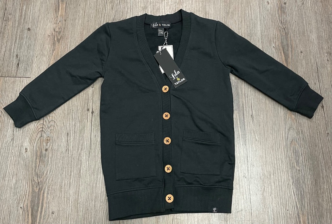Black Lola & Taylor Cardigan 3-4Y