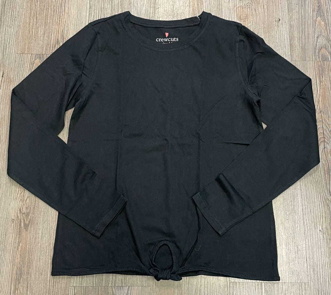 Black Crewcuts Long Sleeve Top, 14Y