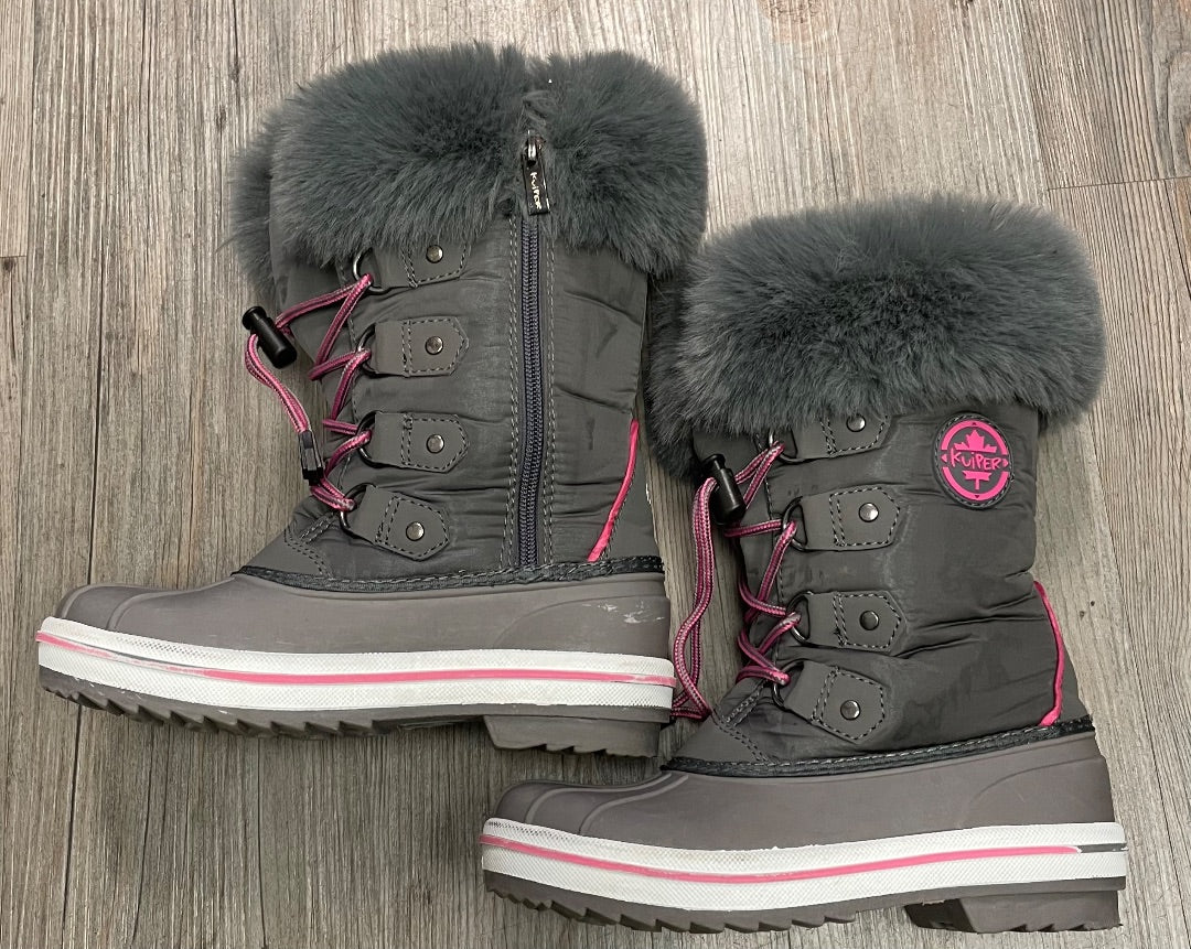 Grey Kuiper Winter Boots, 1Y