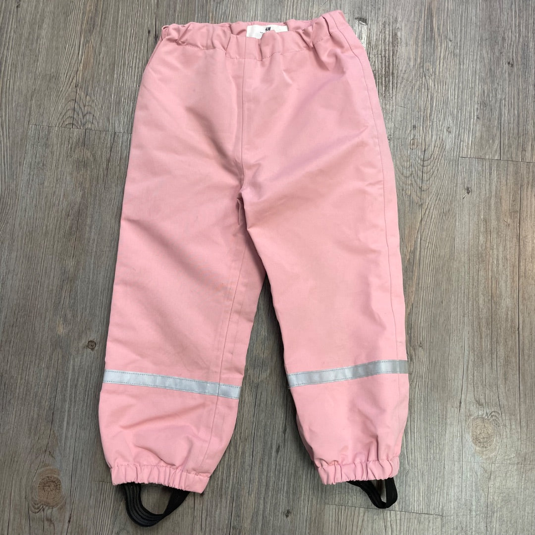 Pink H&M Rain Pants, 3-4Y