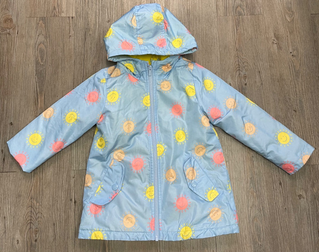 Blue Carters Lined Rain Jacket, 5Y