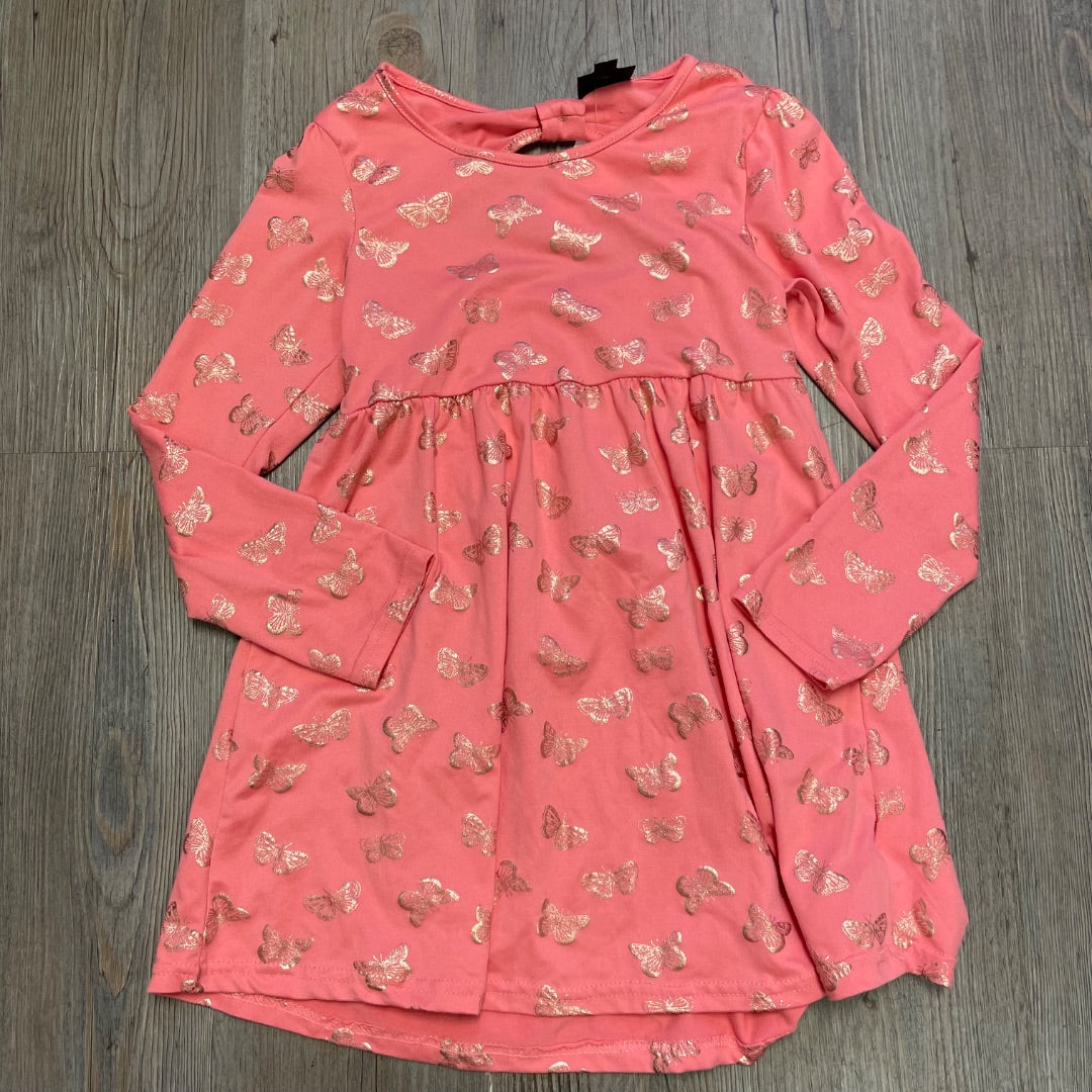Coral Picapino LS Dress, 6Y