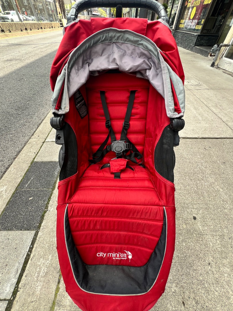 Red Baby Jogger City Mini GT, 0-65lbs