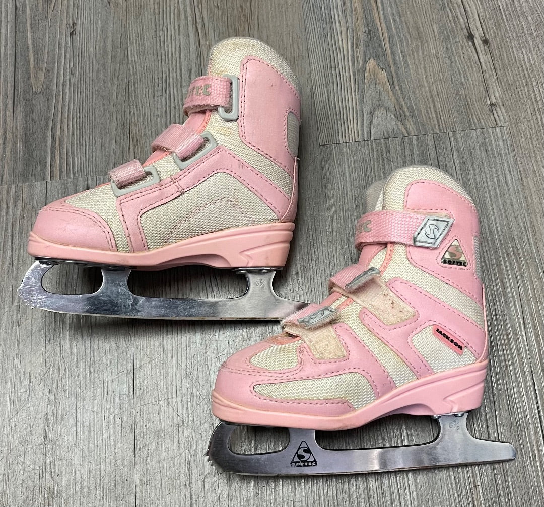 Pink Softec Jackson Figure Skates, 10T
