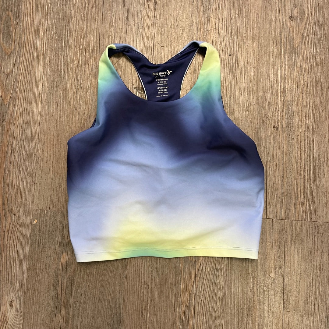 Multi Colour Old Navy Sports Tank Top, 10-12Y