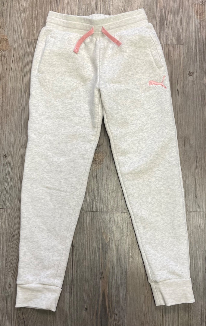 Beige Puma Jogger Pants, 7-8Y