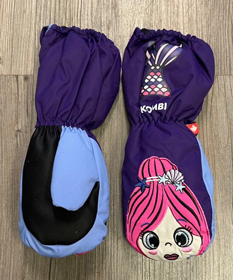 Purple Kombi Winter Mitts, 5-6Y