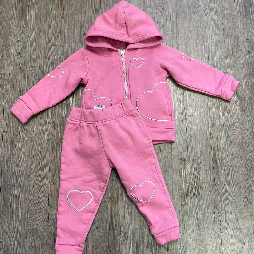 Pink Mack Sport 2PC CLothing Set, 2Y