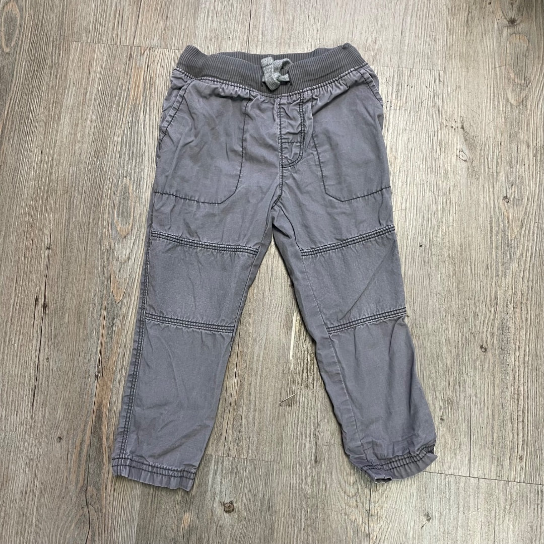 Grey Carters Elastic Waist Pants, 2Y