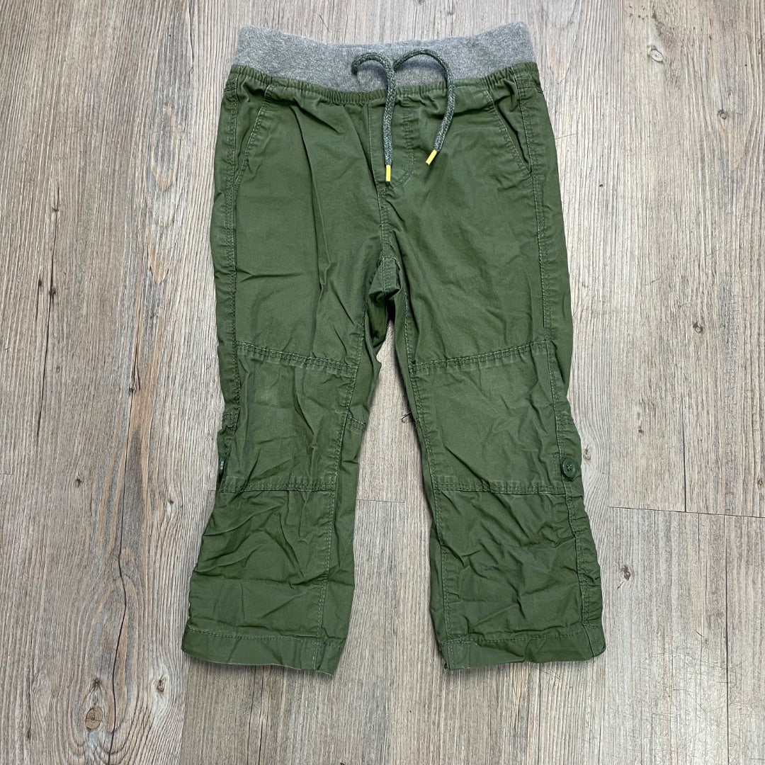 Green Old Navy Elastic Waist Pants, 12-18M