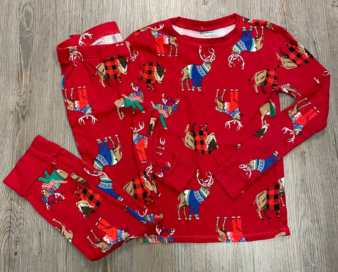 Red Old Navy Holiday PJ Set, 12Y