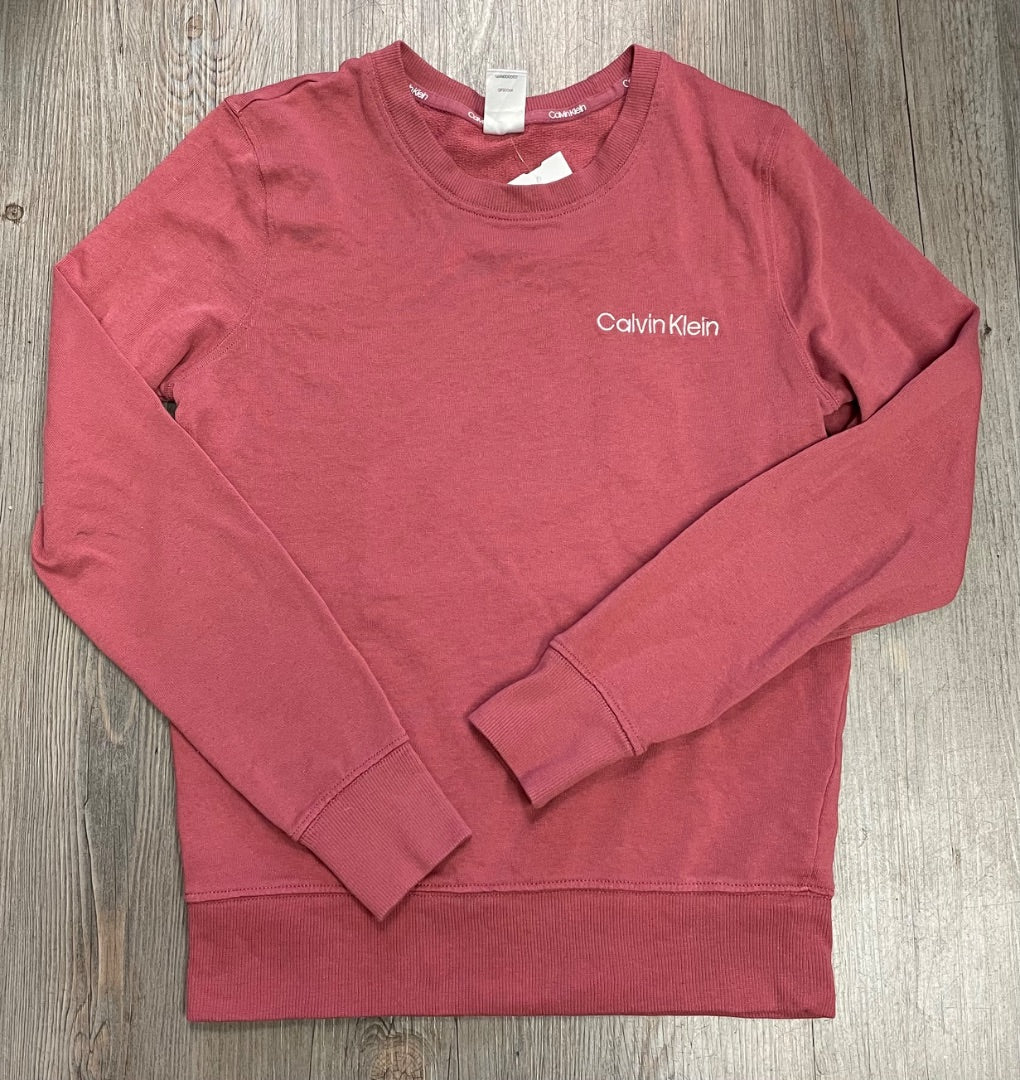 Dusty Rose Calvin Klein Long Sleeve Top, 12Y