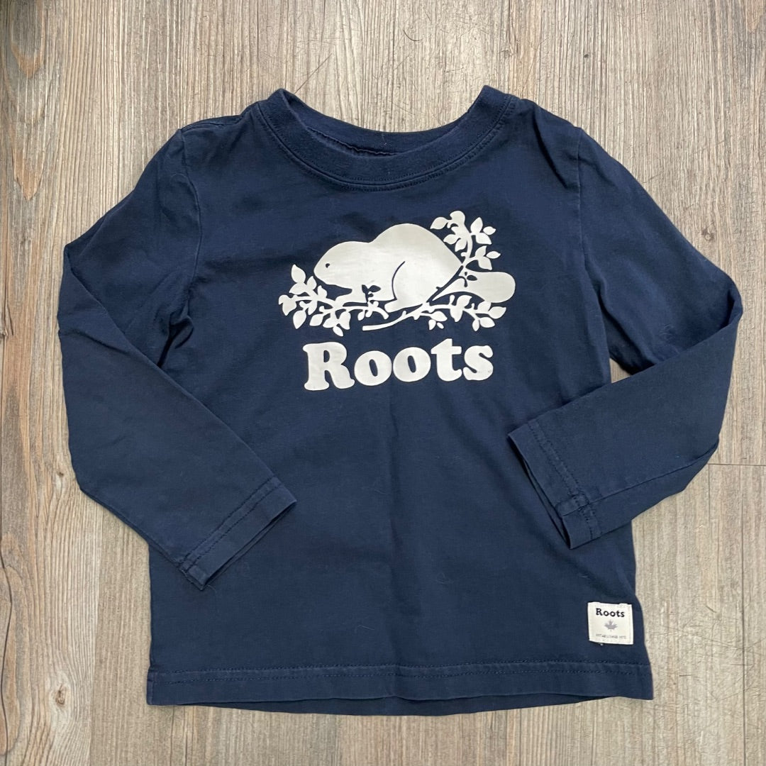 Navy Roots LS Top, 3Y