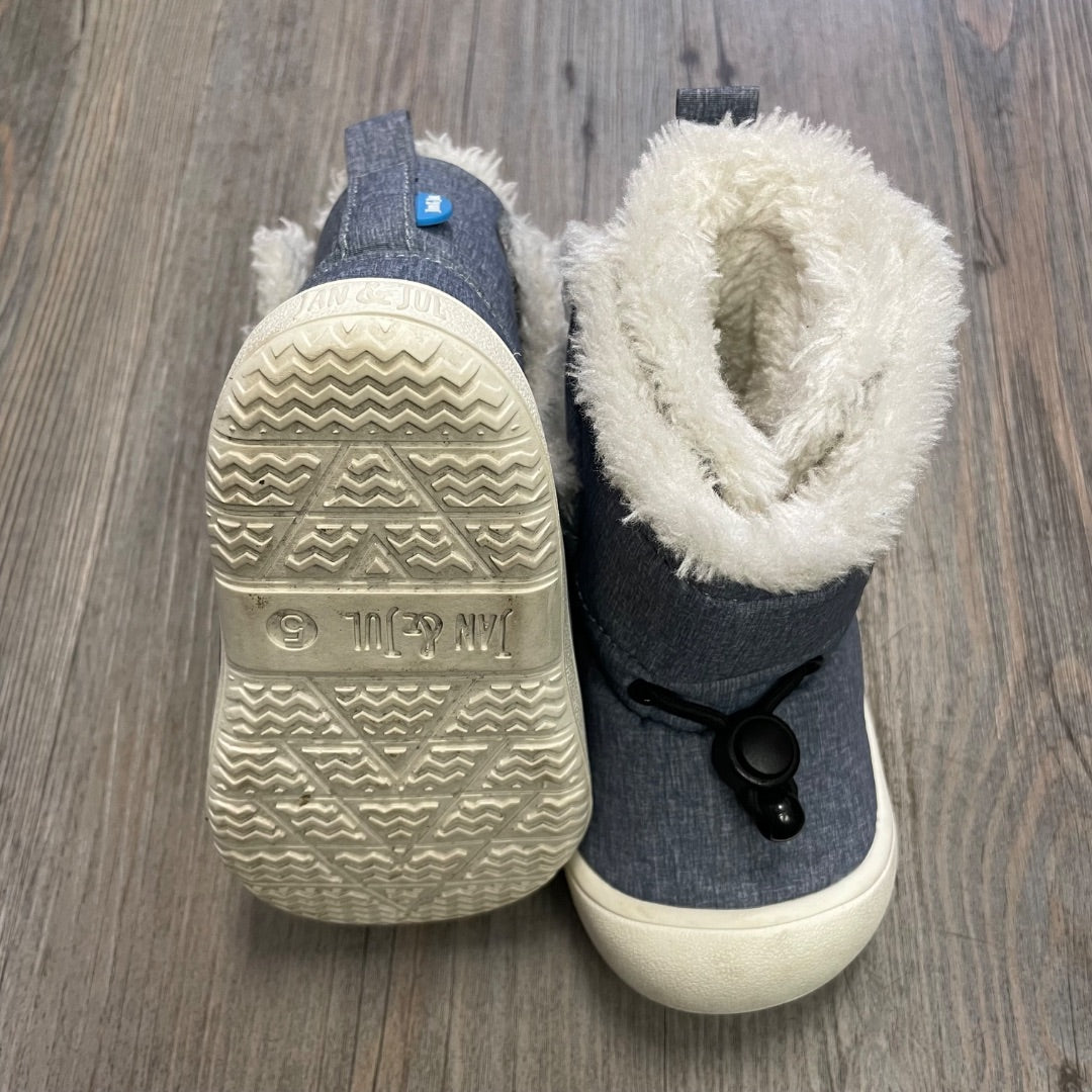 Grey Jan & Jul Winter Boots, 5T