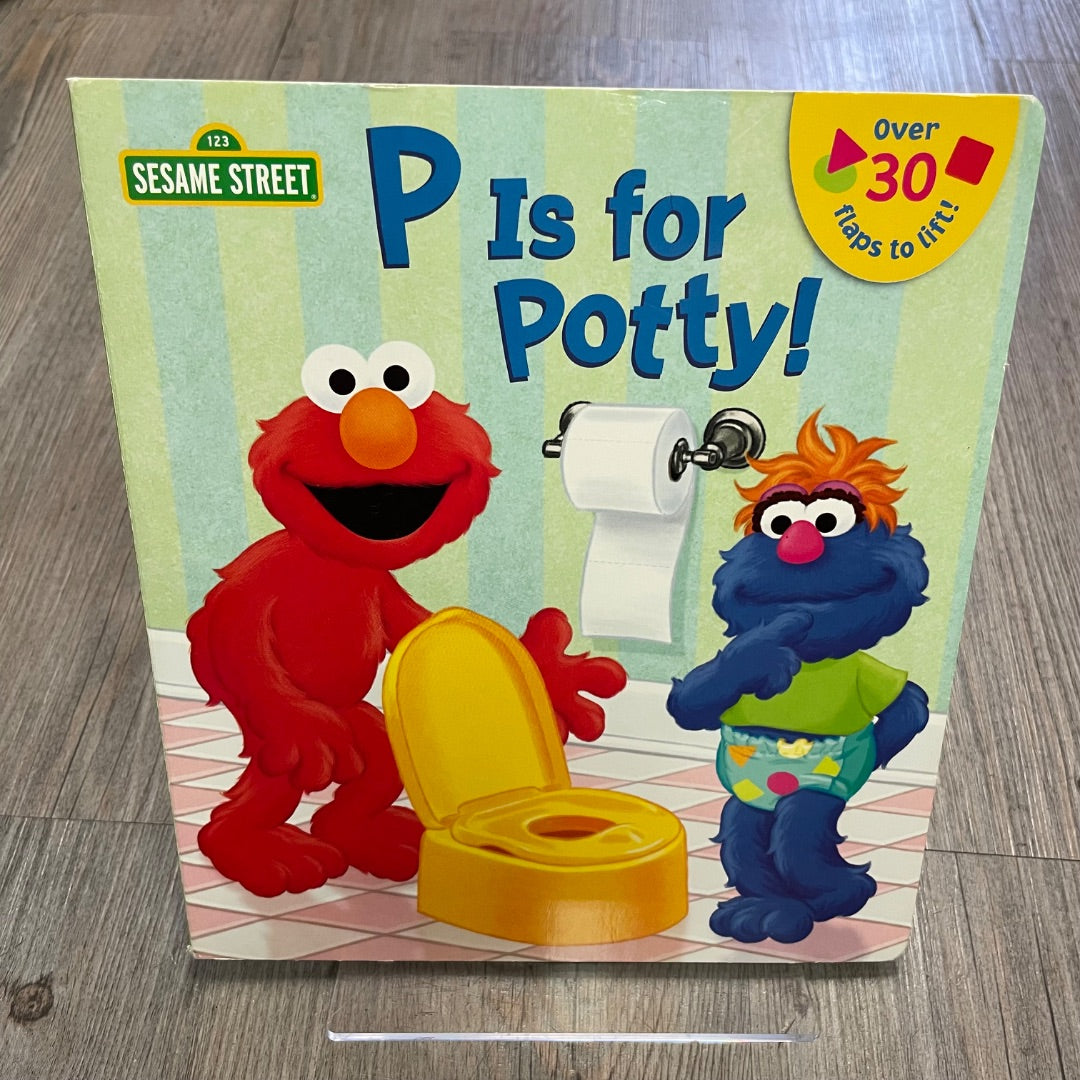 Multi Colour P Is For Potty, Boardbook