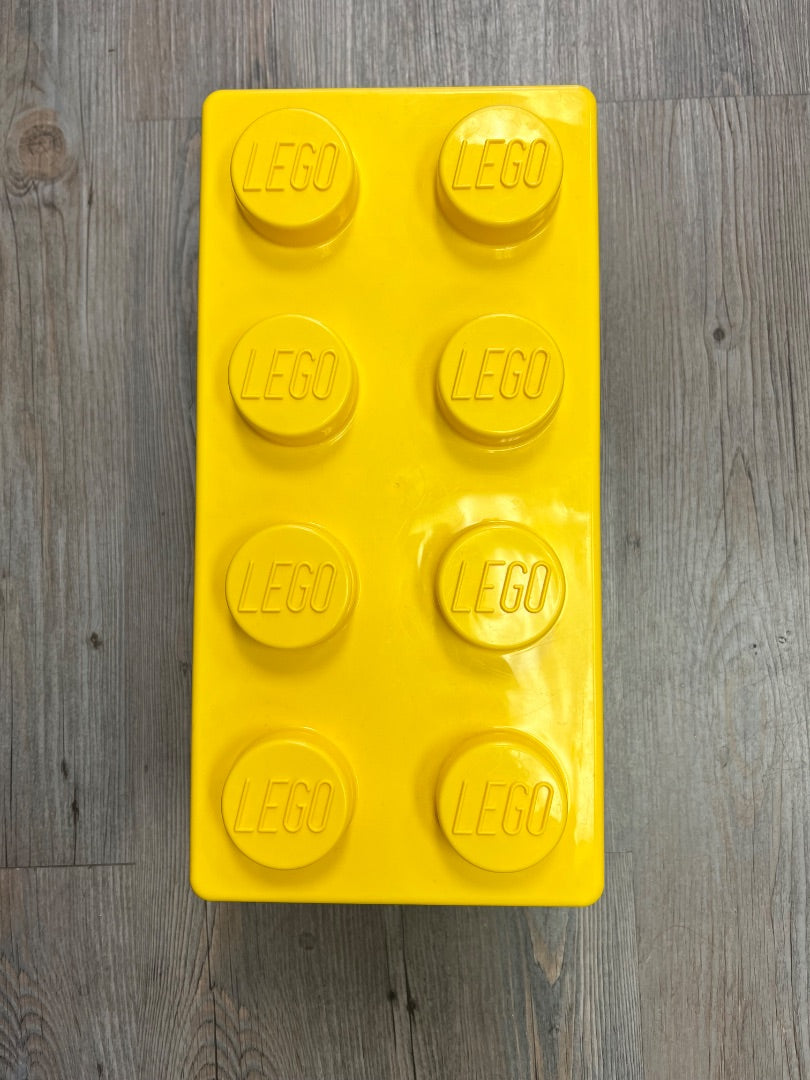 Yellow Lego Storage Box