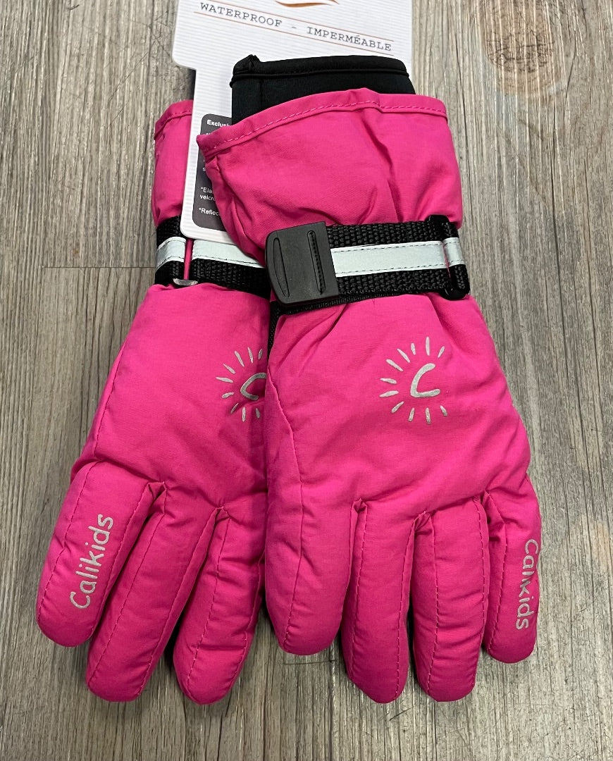 Pink CaliKids Waterproof Mitten, 4-6Y