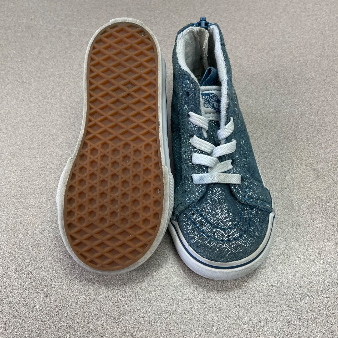 Harry Potter Logo Vans Back Zip Hightop Shoes, 6.5T