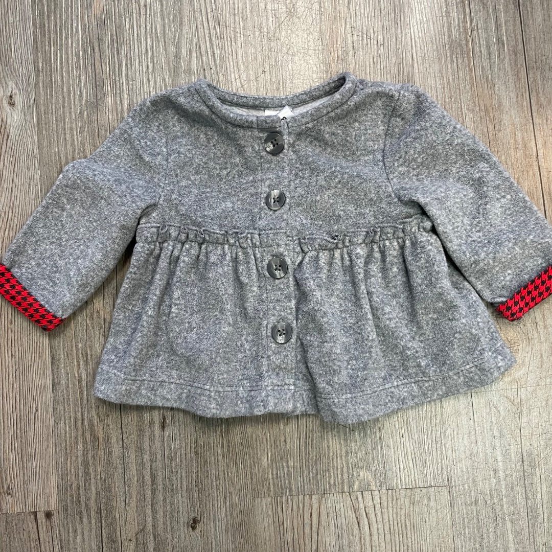 Grey Carters Button Down Dress, 3M