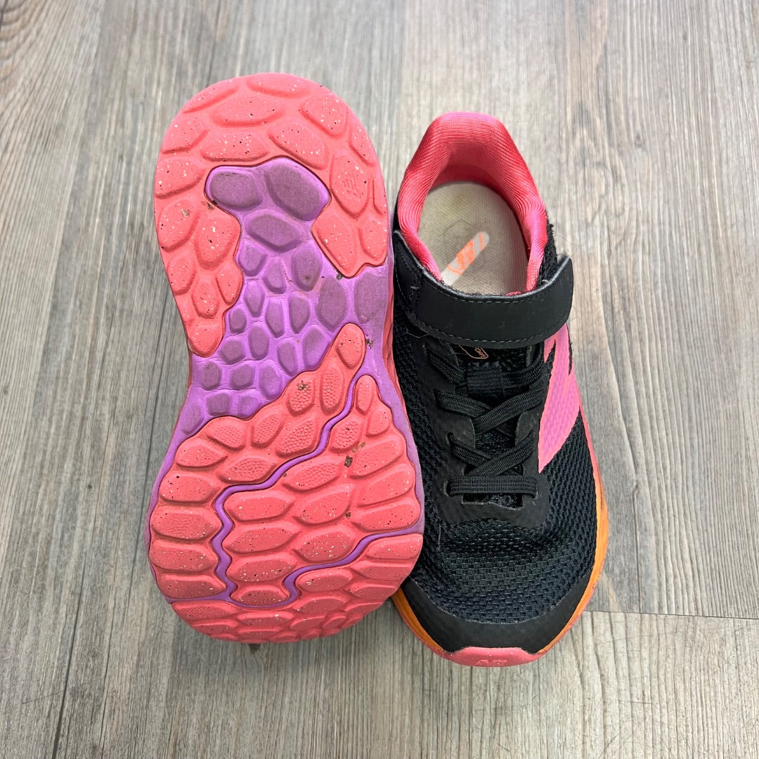 Black Pink New Balance Slip On Shoes, 11Y