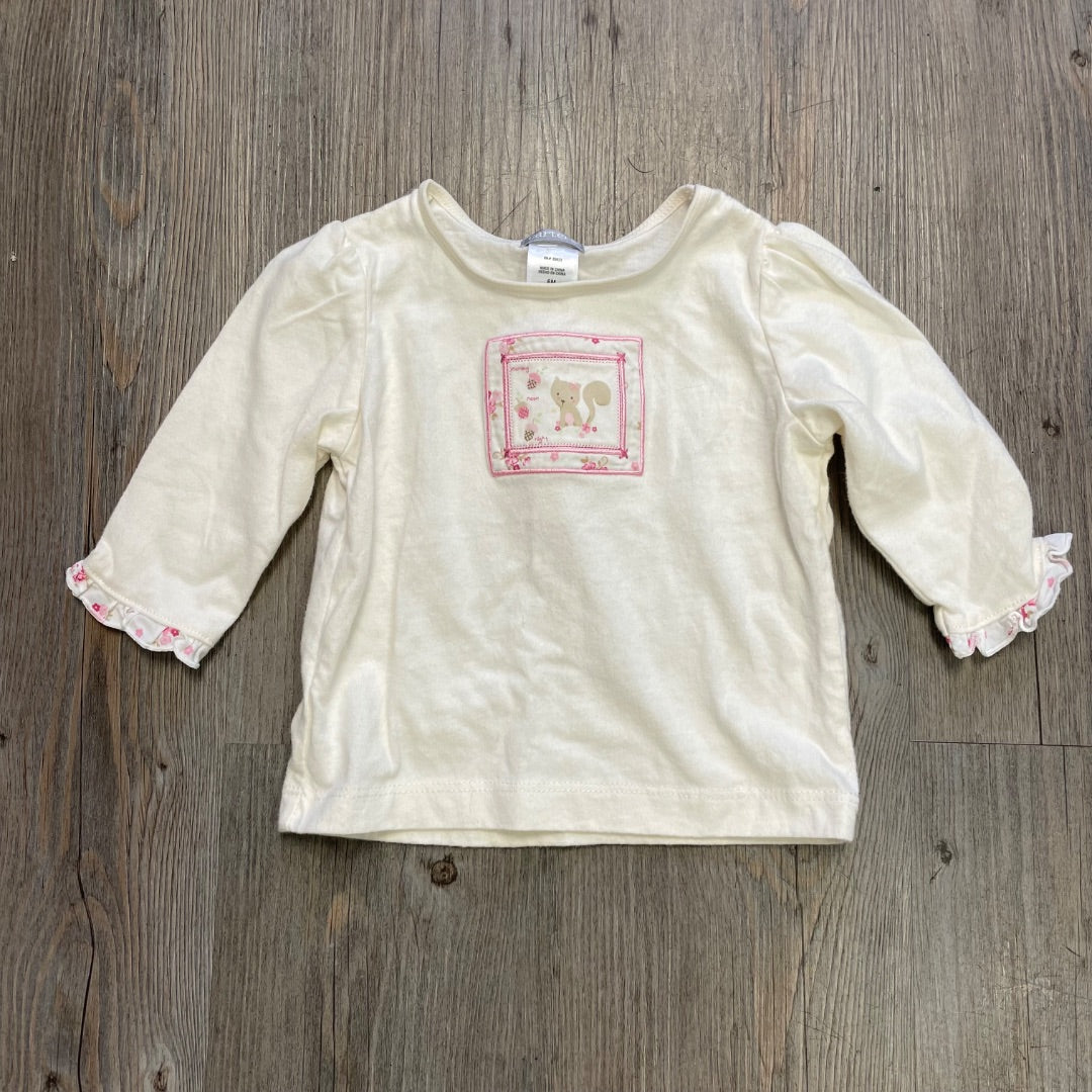 Ivory Carters LS Top, 6M