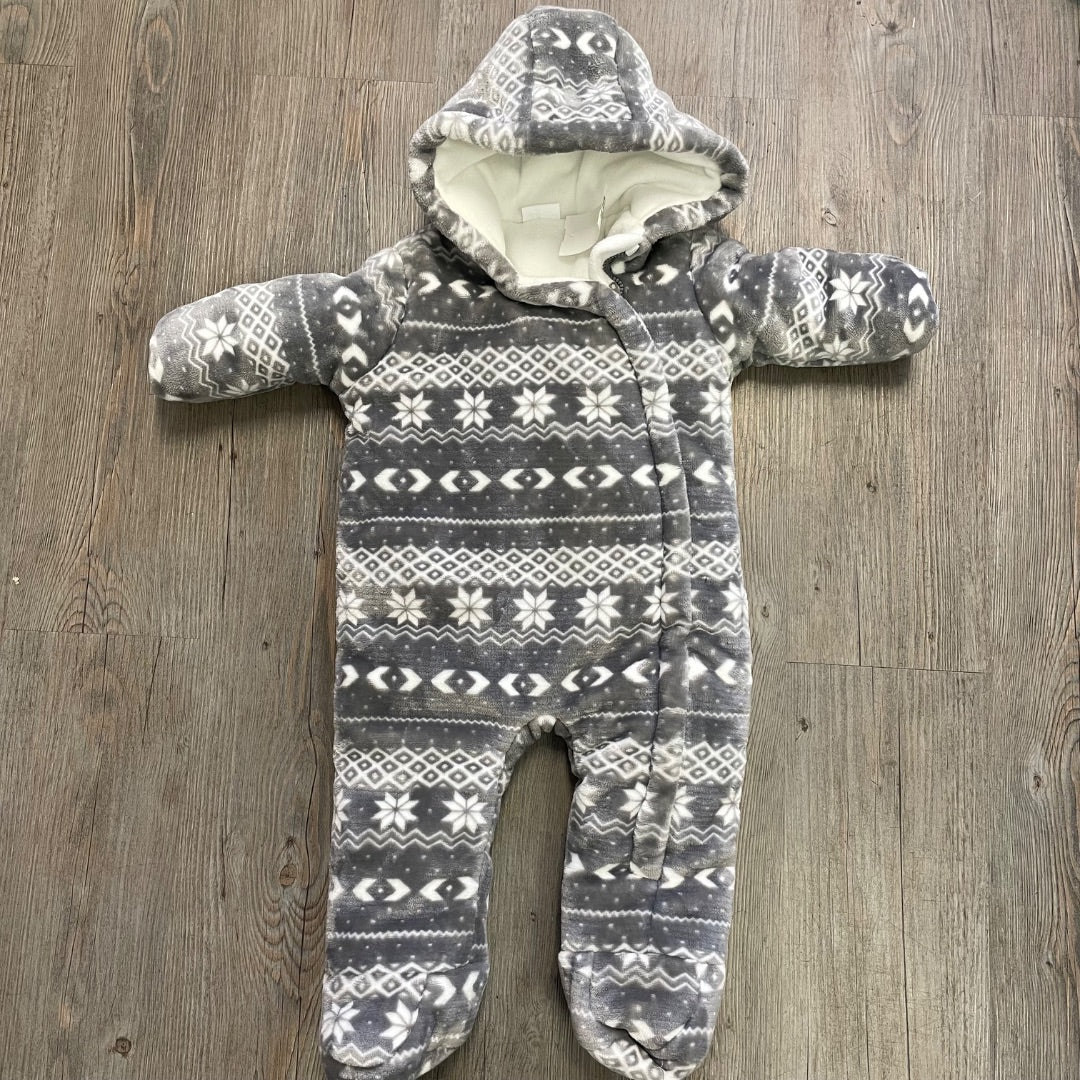 Grey F&F Bunting Suit, 6M