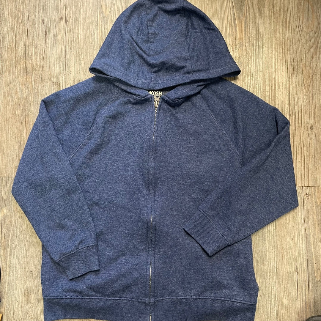 Navy Oshkosh Zip Hoodie, 8Y