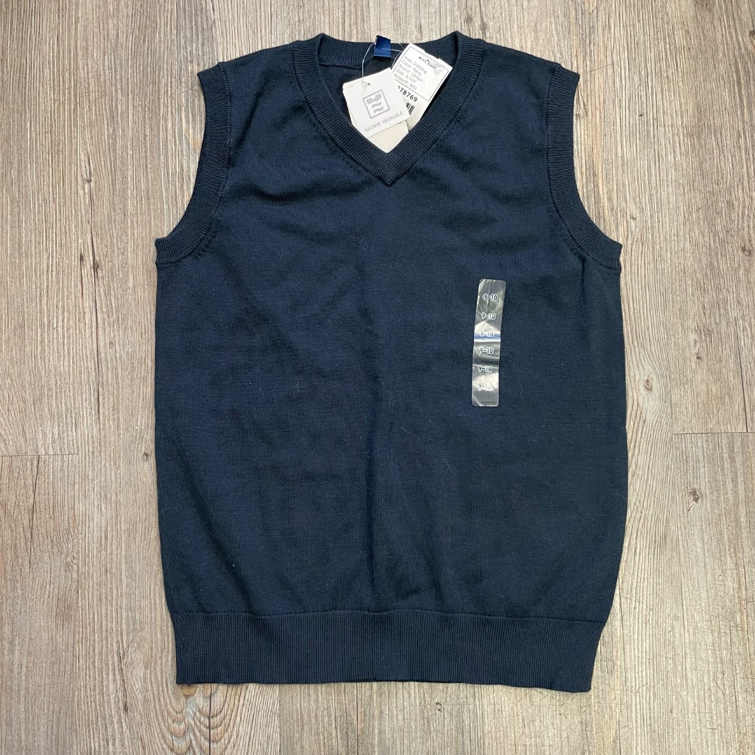 Navy Uniqlo Knit Vest, 9-10Y