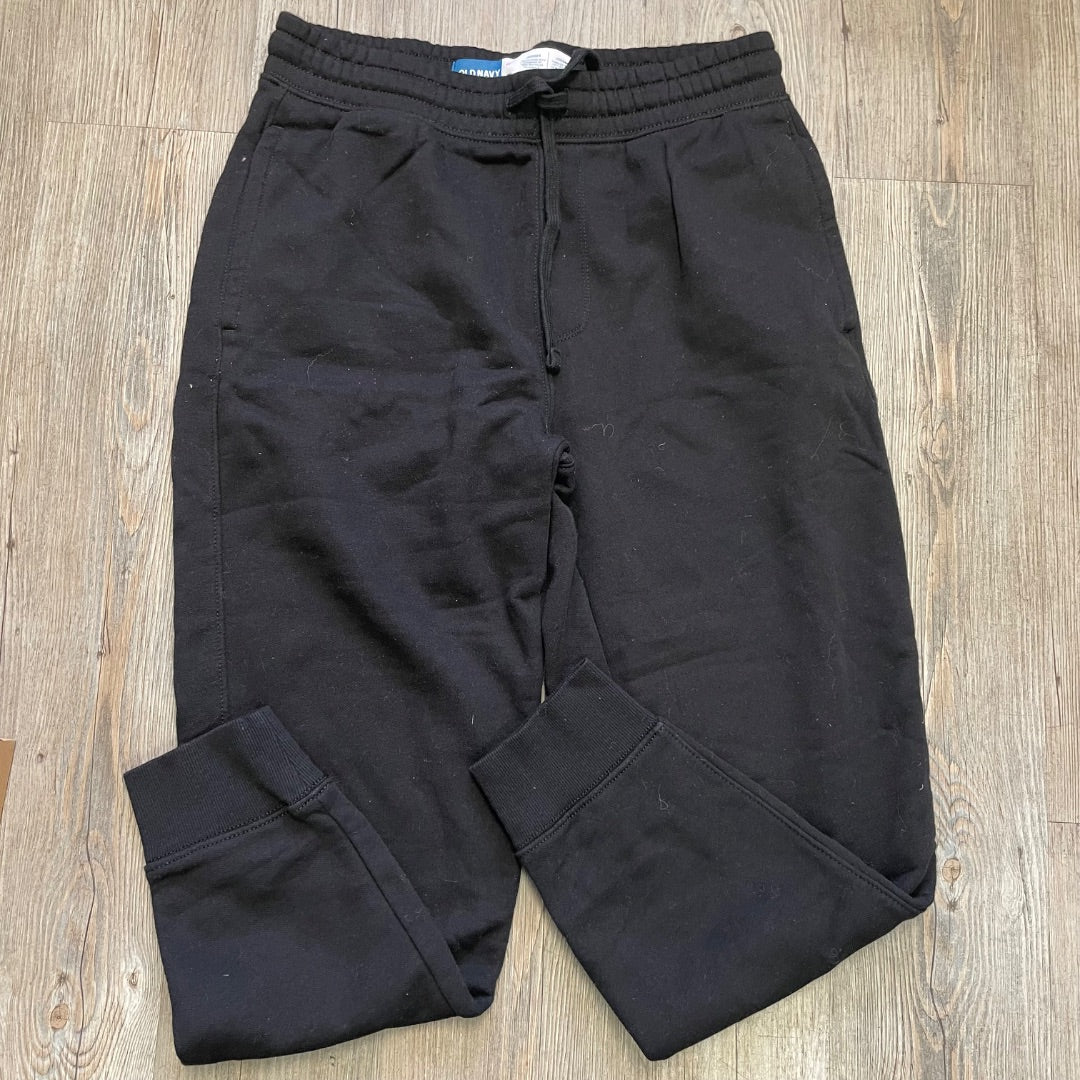 Black Old Navy Jogger Pants, Medium