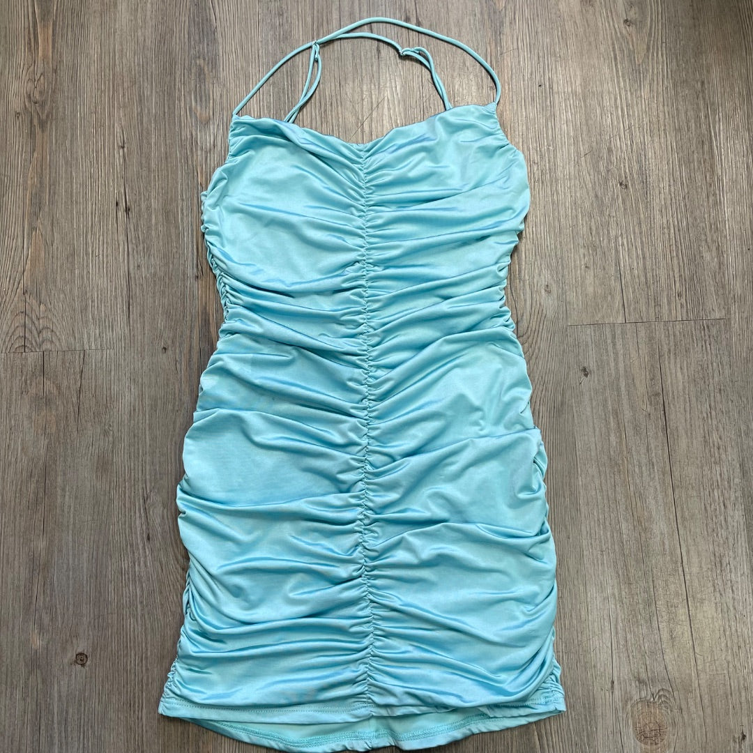 Blue Lucy In The Sky Mini Dress, 16Y