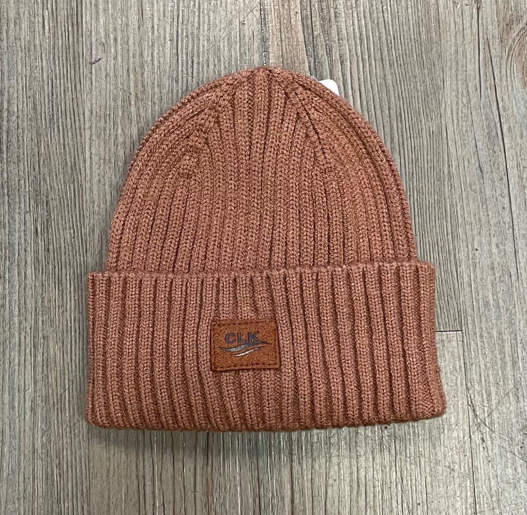 Mocha CaliKids Soft Touch Knit Hat, 3-9M