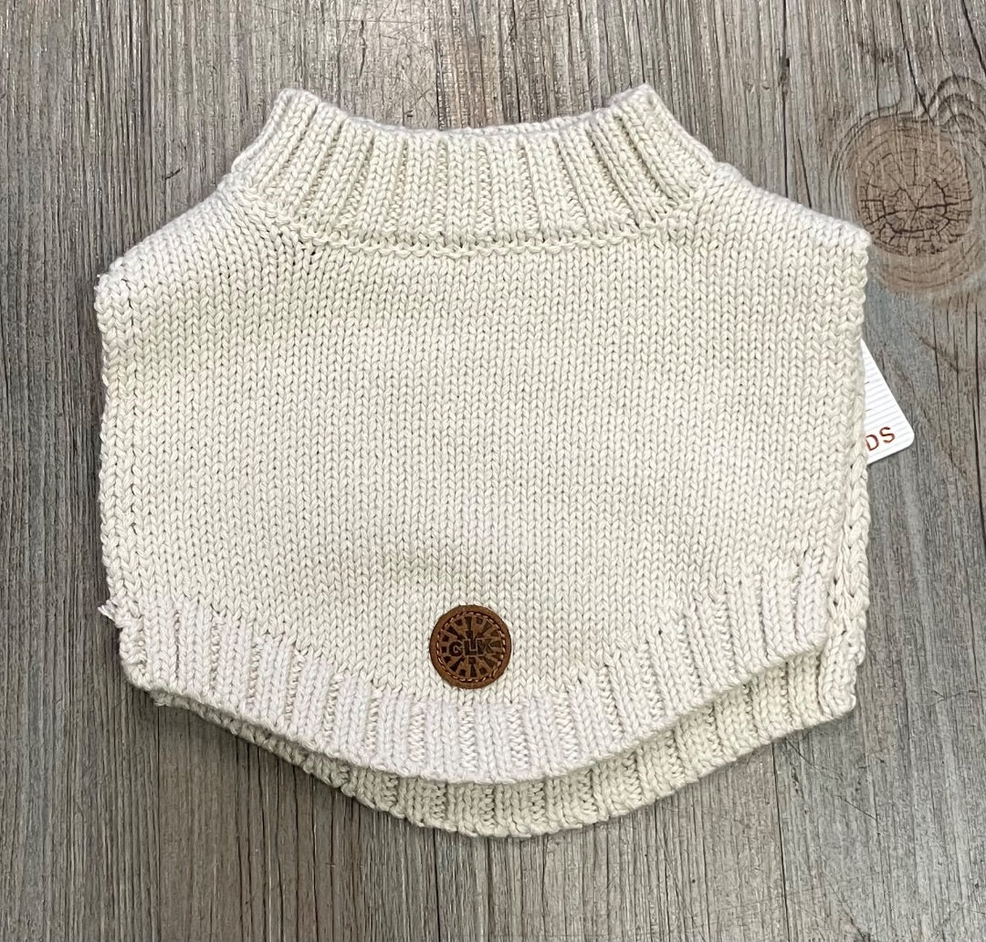 Beige 100% Cotton Neck Warmer Infant