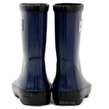 Navy STONZ RAIN BOOTS, 1Y