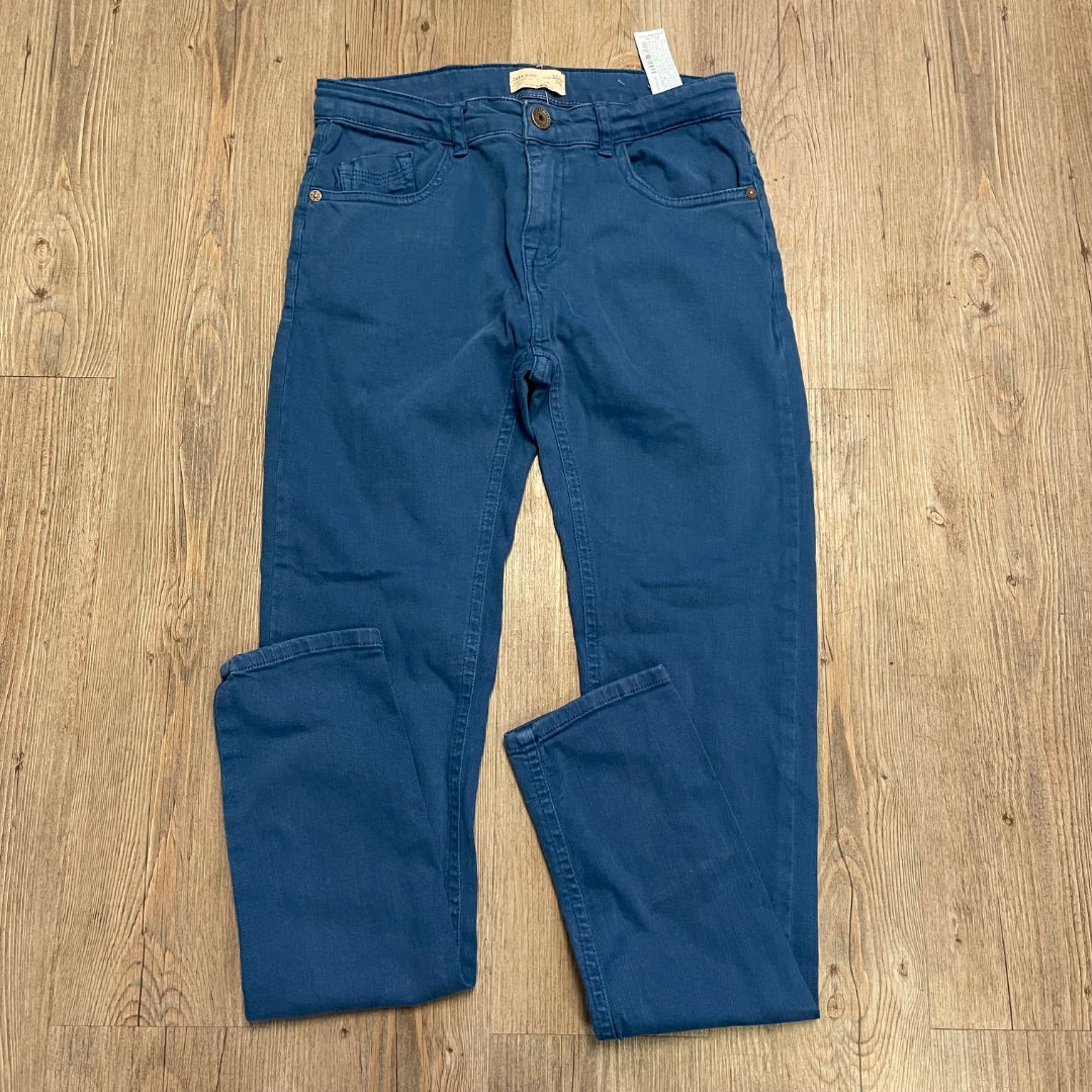 Blue Zara Adjustable Waist Pants, 11-12Y