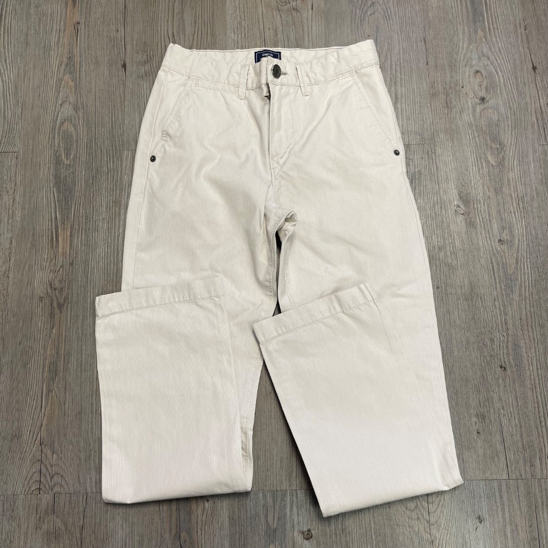 Beige Gap Straight Pants, 12Y