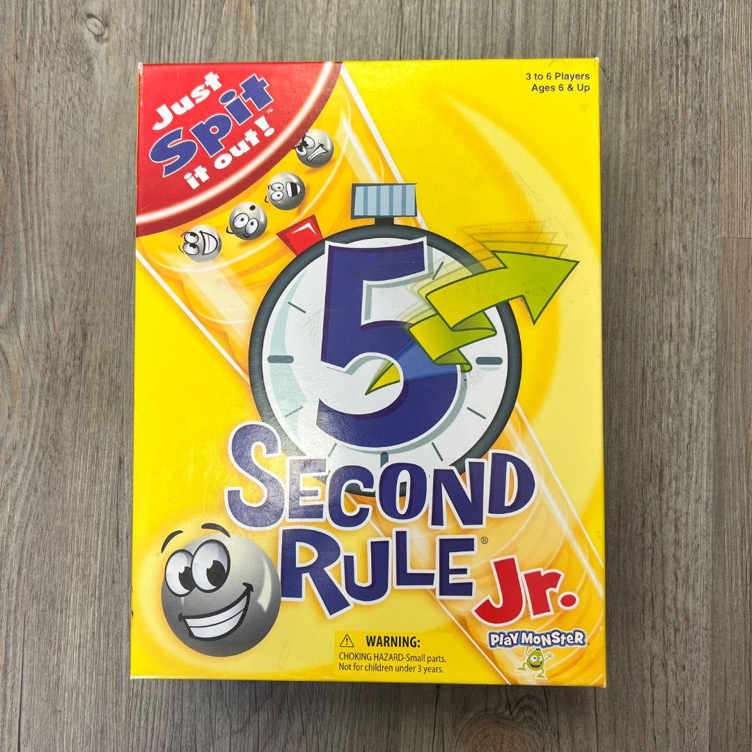 Multi Colour 5 Second Rule Jr Game, 6Y+